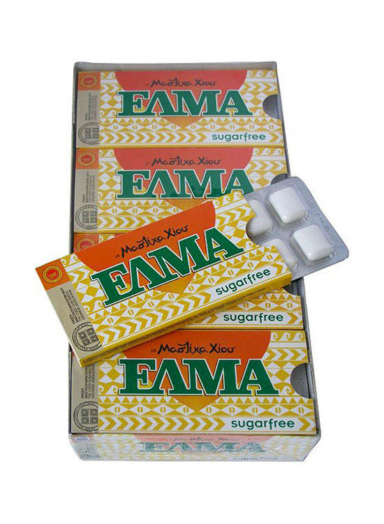 Elma sans sucre. Chewing - gum sans sucre