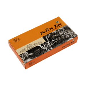 Natural Chios mastic. Box 50g Medium size pieces