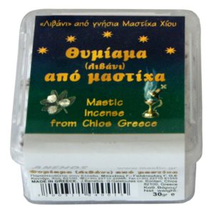 Mastic incense in a plastic box 30g