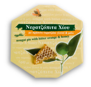 Bitter orange nougat pie